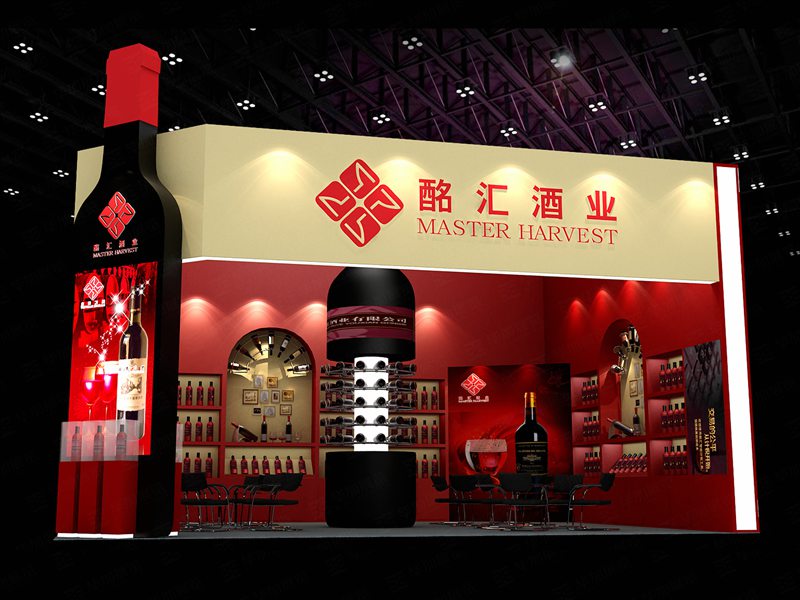 名酒展臺設(shè)計(jì)