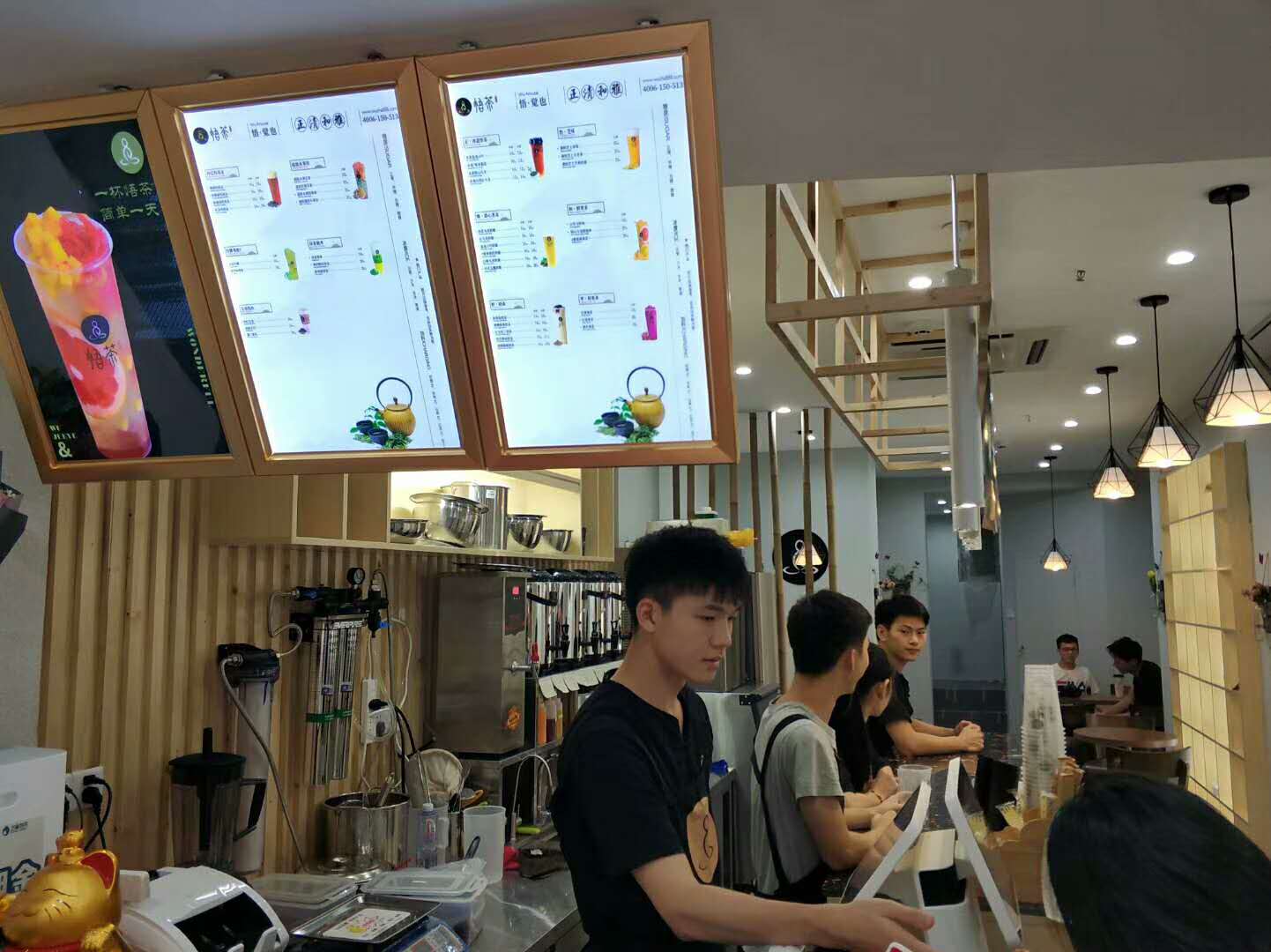 悟茶——餐飲專賣店店面柜臺設(shè)計(jì)