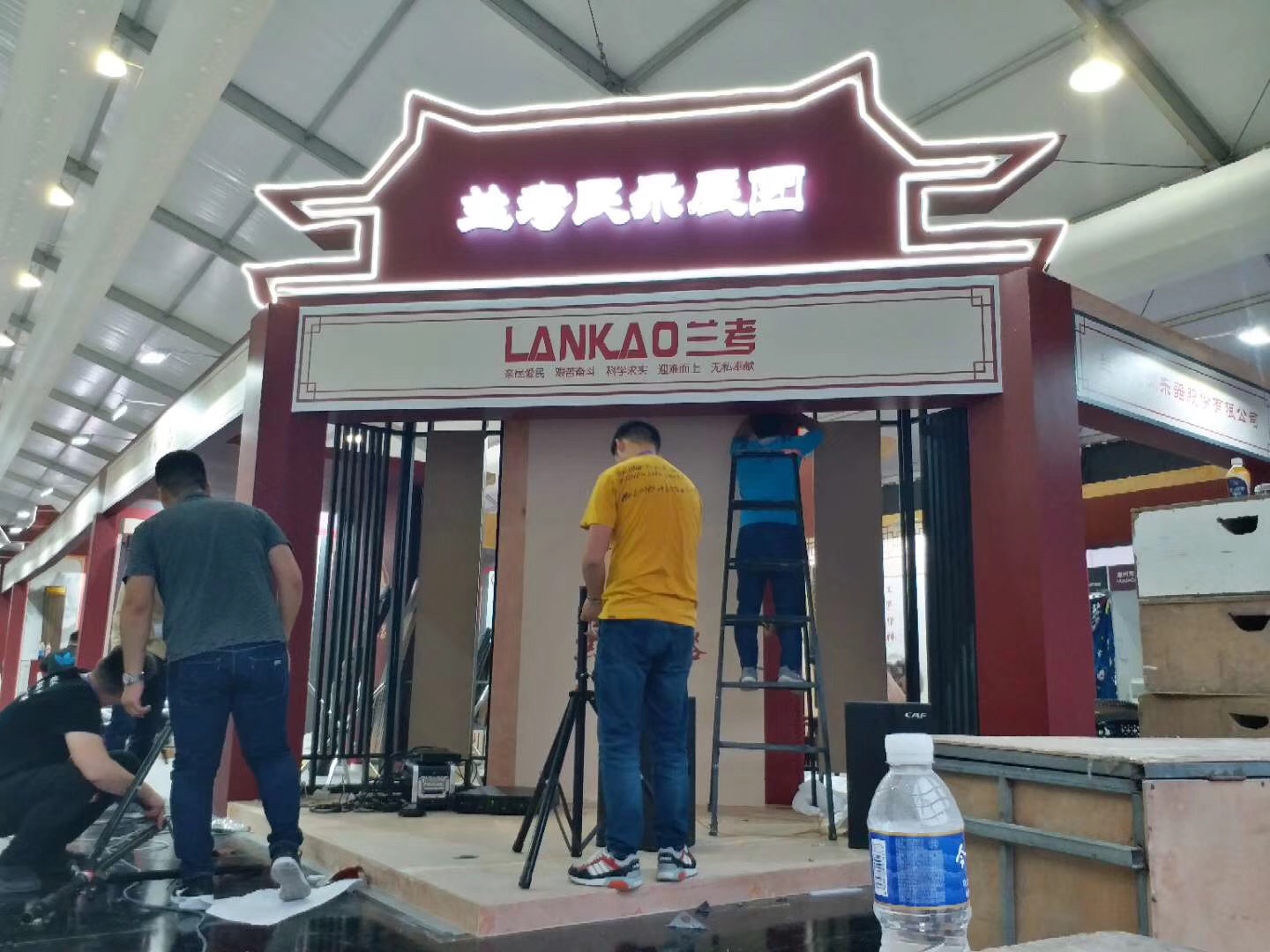 蘭考民樂(lè)展臺(tái)——樂(lè)器展展位搭建